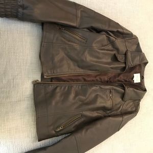 Silent and Noise Faux Leather Jacket